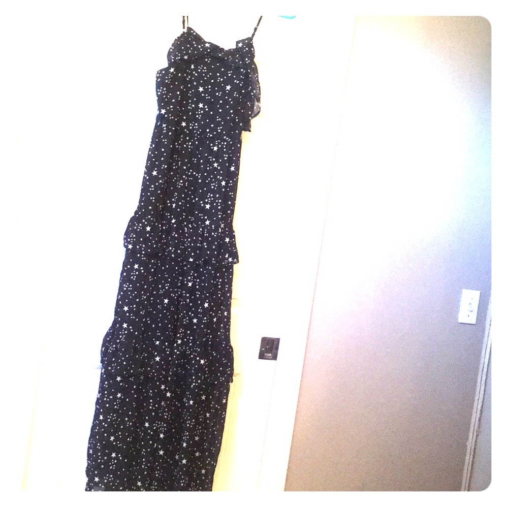 Navy Blue Star Maxi